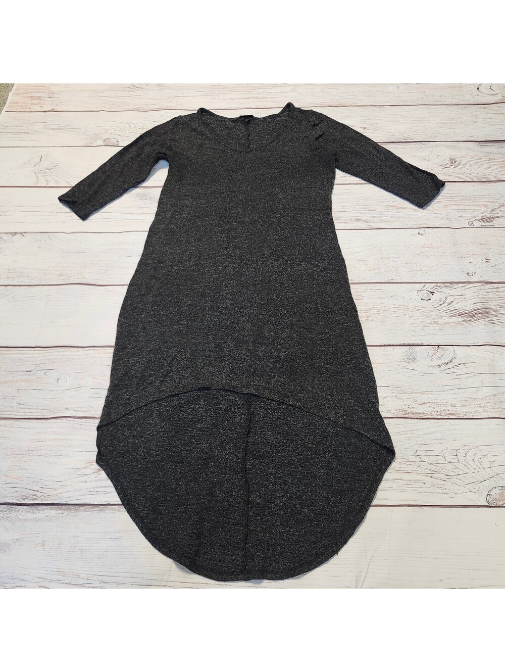 Torrid Dark Gray Hi-Low Hem Knit Dress Size 0